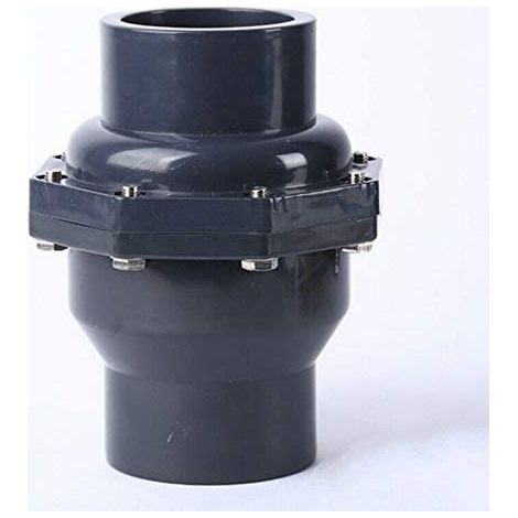 Válvula de drenaje, válvula antirretorno, válvula de retención de agua de PVC, diámetro interior de 50 mm, DN40 (diámetro interior de 50 mm) (1/5)