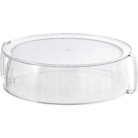 Couvercle pour plat haut allant au micro-ondes avec protection anti-éclaboussures et poignée, idéal pour réchauffer les pâtes et garder les restes au chaud (2025). (1/4)