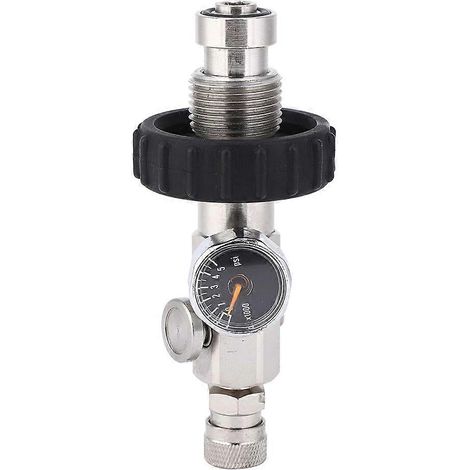 Connecteur rapide CO2 en cuivre haute qualité, poignée plastique ergonomique, raccord gonflage système, adaptateur pompe, valve universelle, embout robuste, usage professionnel et bricolage, fixation  (1/5)