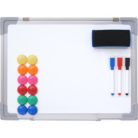 Lavagna magnetica bianca memoryboard HHG-831 con accessori, 40x30cm