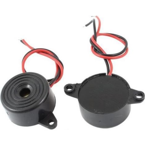 5 Pcs Sonnerie electronique sonore 3-24V DC 85dB alarme noir 23 x 12mm (1/3)