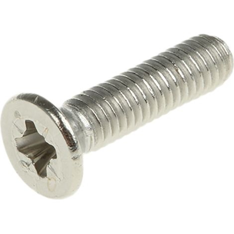 Vis à métaux RS PRO M3 à tête Fraisée Pozidriv en Acier Inoxydable, 12mm ( Prix pour Sachet de 100 )