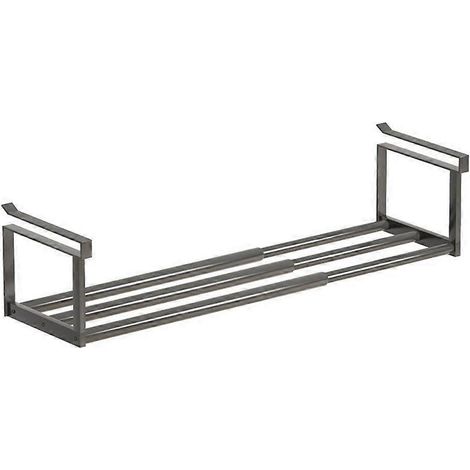 étagère à chaussures extensible sous meuble, télescopique et réglable, pour organiser vos chaussures suspendues. (1/5)