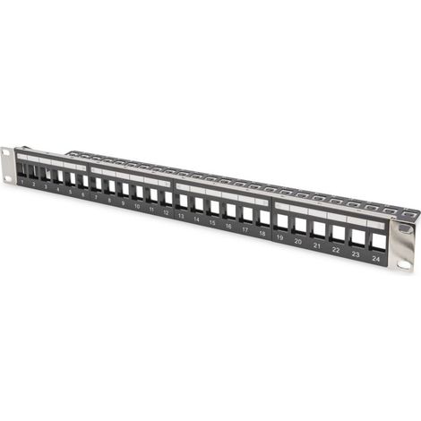 24 ports Panneau de brassage 483 mm (19") non équipé 1 UH non équipé R704791 (1/4)