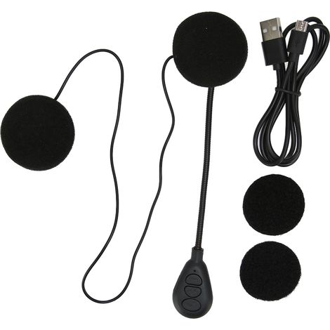 T6 Bluetooth-Motorrad-Headset mit Lautstärkeregelung, kompatibel mit allen Motorradhelmen