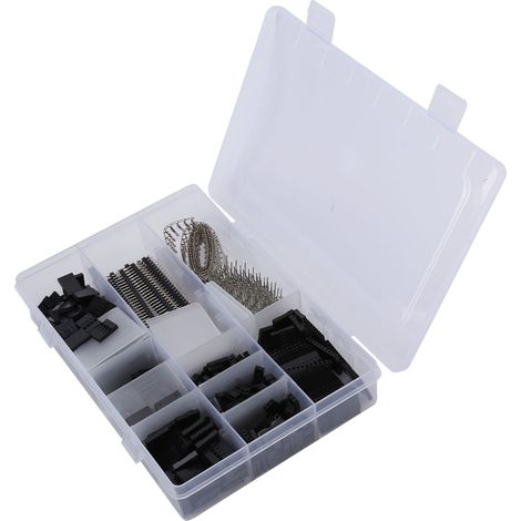 Connecteur Dupont 2.54mm Kit Broches Mâle Femelle Boîtier Connecteur Set Accessoire (1/5)
