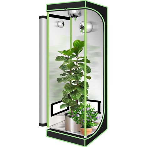 Jopassy 40x40x120cm Tenda per piante Tenda per piante Tenda per giardini Serra per ortaggi Erbe Armadio per la crescita (1/5)