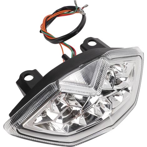 IP67 Wasserdichte, ultrahelle LED-Motorradrückleuchte mit Blinker als Ersatz für Z1000 (2010–2013), klar (1/5)