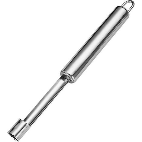 Snocciolatore per mele con lama in acciaio inox, pratico taglia-noccioli con anello per appenderlo, rimuove il torsolo - Crezuo