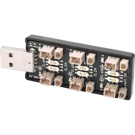 Carte de charge pour batterie au lithium 6 canaux USB vers composants haute tension 3,8 V 4,35 V (1/5)