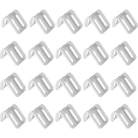 Lot de 50 Pinces à Ressort pour Rembourrage pour Canapé Serpentin en Zigzag Pièces de Fixation pour Meubles 24 X 20,5 X 20 Mm (1/5)