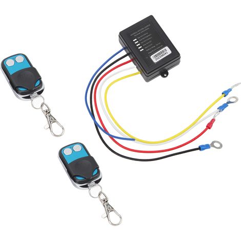 Télécommande Sans Fil Treuil 434MHz 12V 24V Portée 15m Universelle Camion 4x4 SUV (1/5)