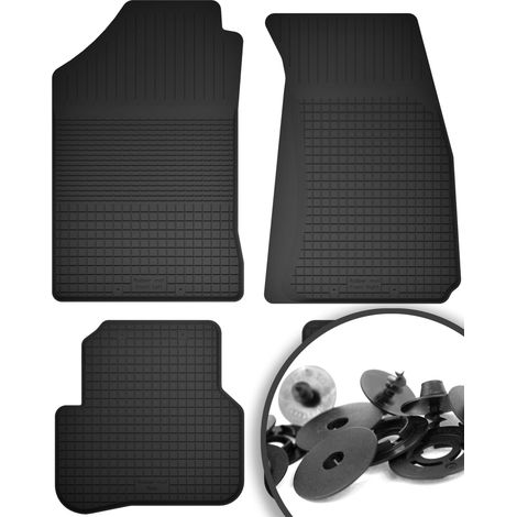 Alfombrillas de goma + topes para: camioneta Ford Ranger MK2 (2007-2012)