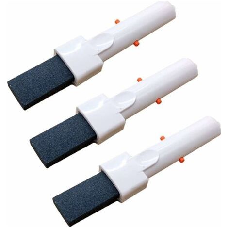 Détachant pour piscine - Pierre ponce - Élimination des taches de rouille avec poignée EZ-Clip - Outil de nettoyage pour piscine et spa（3pcs，21X4.5X3.5cm）