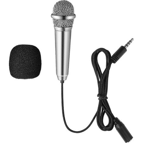 Micro PC, mini-microphone, micro de téléphone, petit micro, mini-microphone, des trucs qui fonctionnent vraiment, micro de karaoké (1/3)