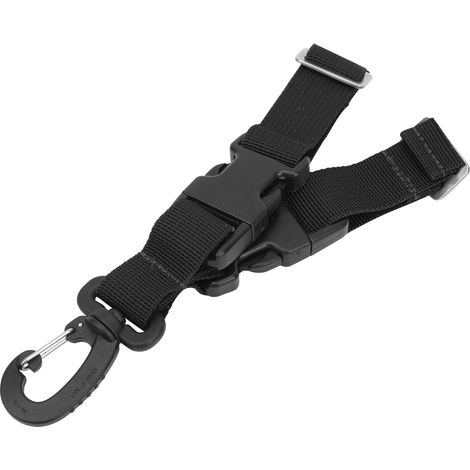 Sangle de rangement pour équipement de plongée avec boucle rapide, fixation pour palmes, noir (1/5)