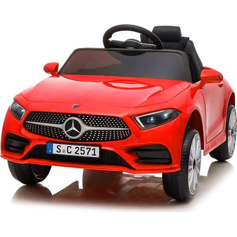 Coche Eléctrico Infantil LT988 Mercedes CLS350 AMG Luces MP3 y Control Remoto Color: Rojo