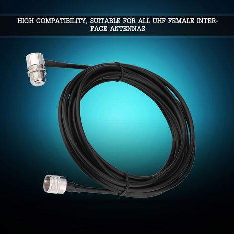 PL259 UHF 5M-Stecker für Autoradioantenne und mobiles Montagekabel