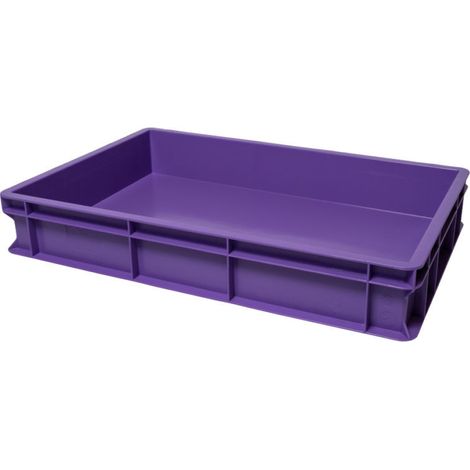 Genus Dei cassetta porta impasto lilla 60x40x10 cm contenitore per pizza