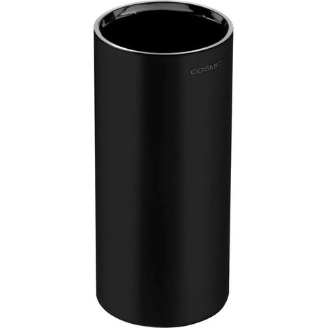 Logic portaspazzolini da appoggio nero - Misura 65 x 65 x 135 mm WJC226A0051036