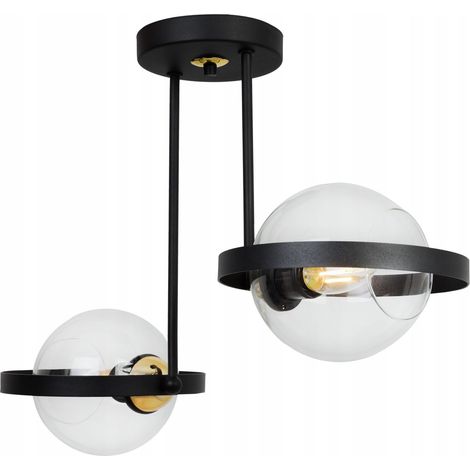 LAMPADA A SOSPENSIONE MODERNA LAMPADA AD ANELLO IN VETRO (1/5)