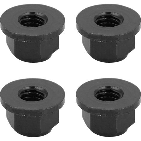 Écrous De Roue M4 En Aluminium Pour Véhicules Tout-Terrain 1/12 - Noir - Lot De 4 (1/5)