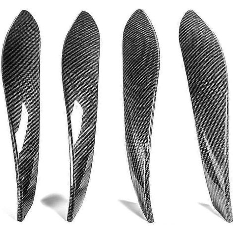 Ensemble de 4 garnitures de poignées de porte intérieures pour BMW Série 3 F30 F31 (2012-2019), 3GT F34 (2013-2019), F33 F36 (2014-2019) JG (1/5)