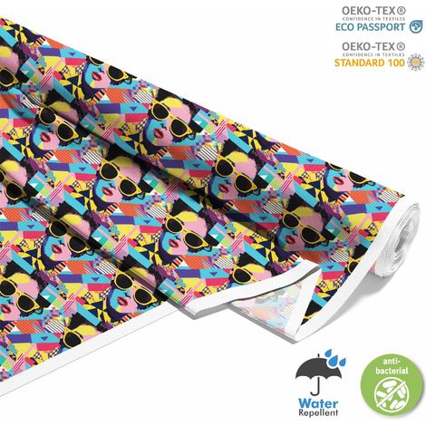 OUTDOOR DEKOSTOFFE OXFORD - Motiv Geometrisch I DX3638 (1/5)