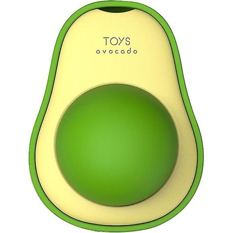 Set mit 2 essbaren Avocado- und Katzenminze-Bällen zur Zahnreinigung und Unterhaltung für Katzen. (1/5)