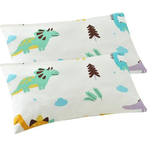 2 Pièces Taie Oreiller 30 X 50 Cm, Taies D'Oreiller Pour Enfant Coton Avec Fermeture À Rabat, Pour Bébé Et Enfant En Bas Âge (1/5)