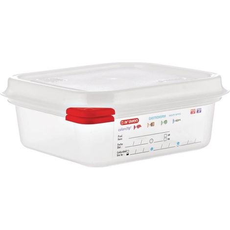 Boîte alimentaire  hermétique - Araven GN 1/6 - Lot de 4
