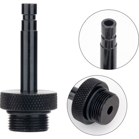 Kit adattatore per tappo di riempimento olio motore, connettore per fluido della trasmissione automatica, erogatore di carburante con interfaccia autobloccante, gruppo valvola a sfera (1/5)