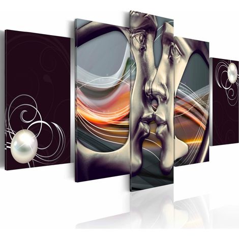 Tableau baiser en platine - 200 x 100 cm (1/4)