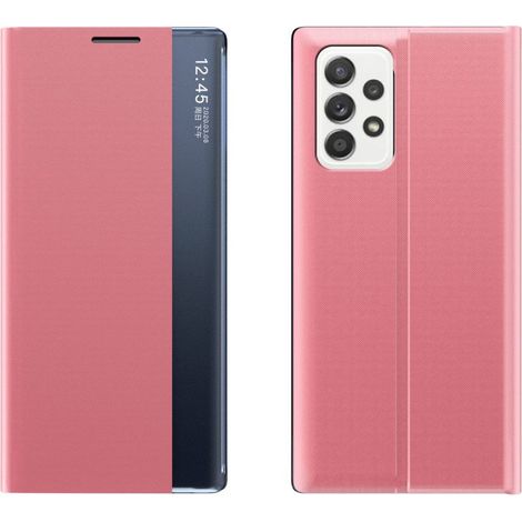 Étui Side View pour Samsung Galaxy A32 5G, rose (1/5)