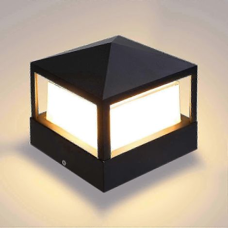 Lampadaire extérieur en aluminium pour portail de villa, étanche IP65, aménagement paysager (1/5)