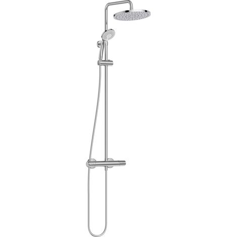Colonne de douche thermostatique Olyos - Porcher - Chromé (1/2)