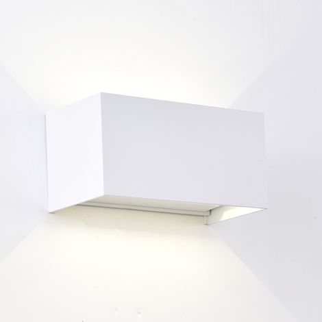Applique murale extérieure LED 24W 2700K IP54 blanc mat - Mantra - Davos (1/3)