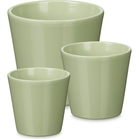 Konische Blumentöpfe Ø 14, 17, 22 cm, 3er Set