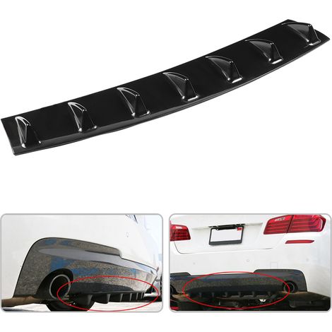 Aileron Universel pour Pare-chocs Arrière de Voiture - Diffuseur Aérodynamique en Forme d'Aileron de Requin