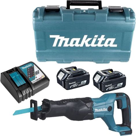 Seghetto dritto a batteria 18V LXT (2x3,0 Ah) in valigetta - MAKITA DJR186RFE