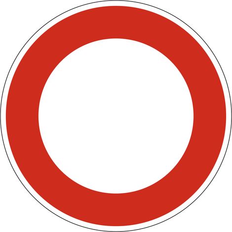 Panneau Interdiction Autre Interdiction Texte Personnalisé B19 – 450 mm – Signalisation Ronde Sécurité Routière – Modèle Ecolign – Aluminium Rétro-réfléchissant NF (1/5)
