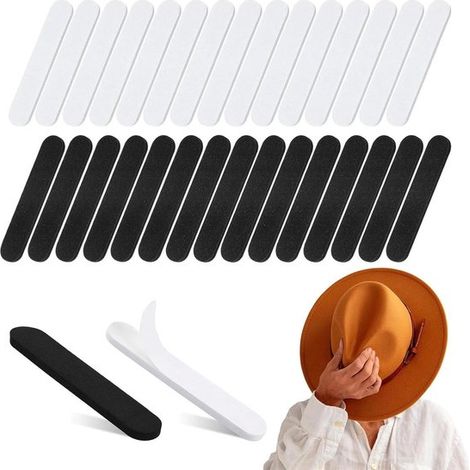 40 plantillas reductoras de tamaño para sombreros, banda de espuma ajustable para regular el tamaño y mayor comodidad (1/5)