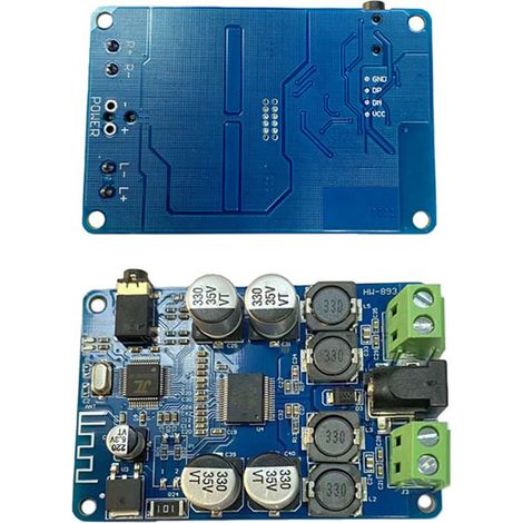 Carte d'amplificateur numérique Bluetooth TDA7492P : interface d'amplificateur Bluetooth haute puissance double canal 2 × 25 W (1/4)