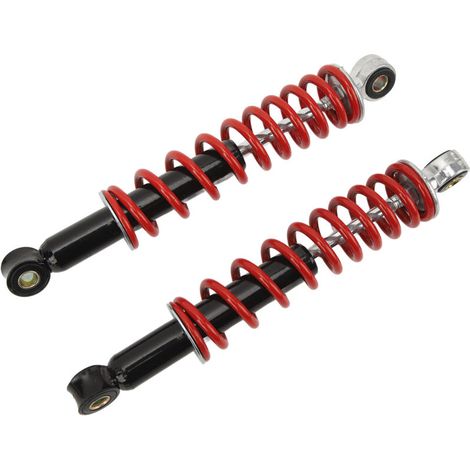 Amortiguador de suspensión de muelle de aleación de acero ajustable de 270 mm, adecuado para vehículos todoterreno de 50-125 cc, ATV, karts y motocicletas -Crezuo