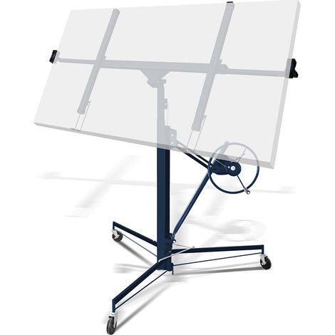 Jiubiaz Plattenheber Montagehilfe Panelheber Paneelheber Plattenlift per Lastre Cartongesso Edilizia Secca Piastrellista con Impugnatura Set Blu (1/5)