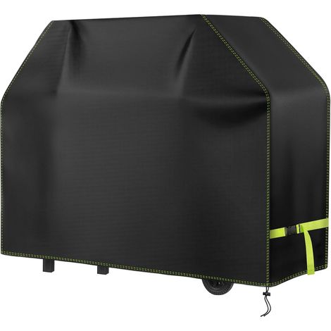 Housse Barbecue Exterieur, 420D Oxford Bache Barbecue Imperméable 183 x 66 x 130 cm, Housse De Protection Anti-Vent/Solei/l'eau