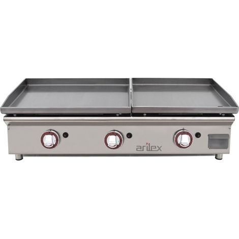 Plancha à Gaz DUO en Acier Laminé - Arilex (1/2)