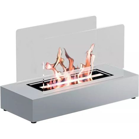 Biocamino da tavolo Tecno Air System cremona 24 x 40 x 16,5 cm 1,5 kw bianco (1/4)