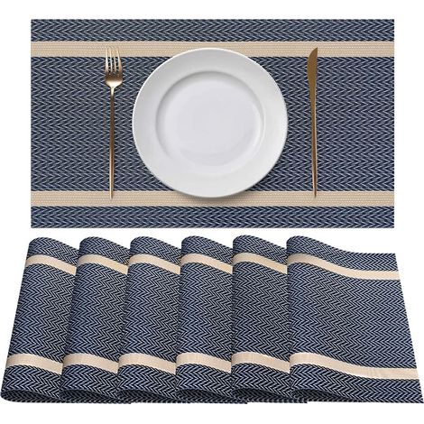 Kreative Platzsets – Schlicht und vielseitig – Blau