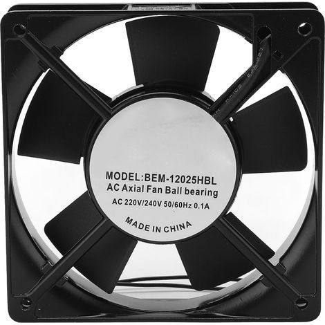 Ventilateur Axial Ultra silencieux, Super puissance, 50 000 heures, refroidissement à double roulement à billes, pour les projets de Ventilation et d'échappement de bricolage (1/5)
